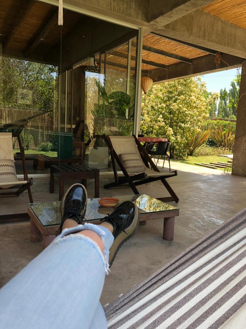 Casa Los Cerezos En Chacras De Coria Kültér fotó